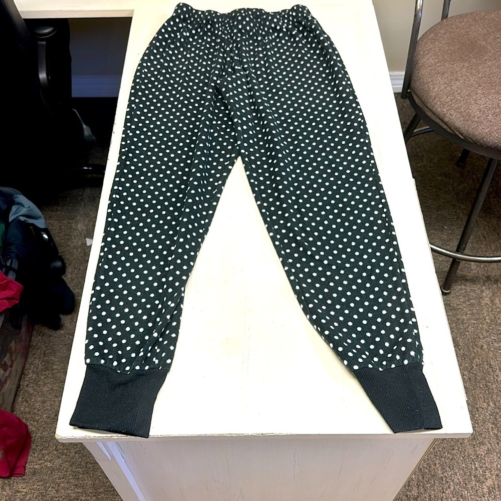 Pj Couture Micro-fleece Polka Dot Pajama Pants